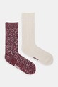 Ponožky Levi's 2-pak jednofarebný burgundské 37157.1279