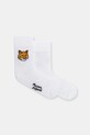 Шкарпетки Maison Kitsuné Fox Head довгі шкарпетки білий MM06402KT0010