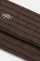 Ponožky s prímesou vlny Sporty & Rich SRC Cashmere AC07866302BR27 hnedá AW25