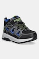 Skechers cizme de iarnă pentru copii STORM BLAZER - DRIZZLE SQUAD imitatie de piele negru 406377N