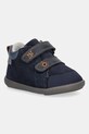 Garvalin scarpe basse bambini pelle fiore blu navy 251308.19.23