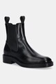 Gant sztyblety skórzane Fallwi płaski czarny 31541129