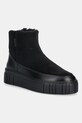Gant śniegowce skórzane Snowmont skóra zamszowa czarny 31543097