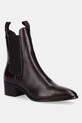 Gant botki skórzane St Broomly słupek brązowy 31551094
