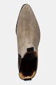 Gant botine din piele întoarsă St Broomly bej 31553093