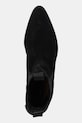 Gant botine din piele întoarsă St Broomly negru 31553093
