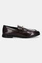 Gant mokasyny skórzane Gimble 31571125 bordowy AW25
