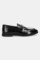 Δερμάτινα μοκασίνια Gant Gimble 31571125 μαύρο AW25