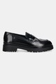Gant mokasyny skórzane Aligrey 31571154 czarny AW25
