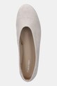 Calvin Klein baleriny zamszowe BALLERINA ROUND HW SUE beżowy HW0HW02565