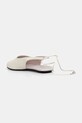 Încălțăminte Calvin Klein balerini de piele BALLERINA SLING BACK LTH HW0HW02655 bej