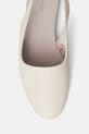 Кожени балеринки Calvin Klein BALLERINA SLING BACK LTH бежов HW0HW02655