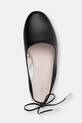 Kožené balerínky Calvin Klein BALLERINA SLING BACK LTH čierna HW0HW02655