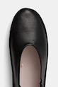 Δερμάτινες μπαλαρίνες Calvin Klein BALLERINA MARY JANE STRAP LTH μαύρο HW0HW02656
