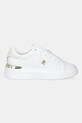 Кожени маратонки Tommy Hilfiger TH FASHION COURT SNEAKER FW0FW08631 бял AW25