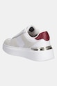 Obuwie Tommy Hilfiger sneakersy skórzane TH FASHION COURT MIX SNEAKER FW0FW08632 biały