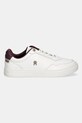 Tommy Hilfiger sneakersy skórzane ESSENTIAL ELEVATED COURT SNEAKER FW0FW08680 biały AW25