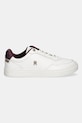 Tommy Hilfiger sneakersy skórzane ESSENTIAL ELEVATED COURT SNEAKER FW0FW08680 biały AW25