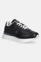 Tommy Hilfiger sneakersy skórzane CHIC FASHION RUNNER płaska czarny FW0FW08695