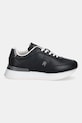 Kožené tenisky Tommy Hilfiger CHIC FASHION RUNNER FW0FW08695 černá AW25