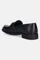 Obutev Usnjeni mokasini Tommy Hilfiger TH LOGO LEATHER LOAFER FW0FW08705 črna