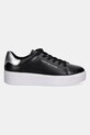 Tommy Hilfiger sneakers din piele ESSENTIAL PLATFORM COURT SNEAKER FW0FW08756 negru AW25