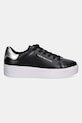 Tommy Hilfiger sneakersy skórzane ESSENTIAL PLATFORM COURT SNEAKER FW0FW08756 czarny AW25