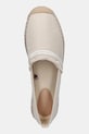 Espadrilky Tommy Hilfiger FRINGE CANVAS CLOSED ESPADRILLE béžová FW0FW08881