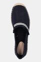 Еспадрилі Tommy Hilfiger FRINGE CANVAS CLOSED ESPADRILLE темно-синій FW0FW08881