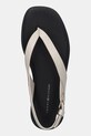 Tommy Hilfiger sandały skórzane COLOR BLOCK THONG FLAT SANDAL beżowy FW0FW08883