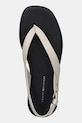 Kožené sandály Tommy Hilfiger COLOR BLOCK THONG FLAT SANDAL béžová FW0FW08883