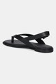 Взуття Шкіряні сандалі Tommy Hilfiger COLOR BLOCK THONG FLAT SANDAL FW0FW08883 чорний