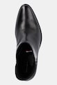 Tommy Hilfiger ghete chelsea de piele WESTERN MID HEEL LEATHER CHELSEA negru FW0FW08890