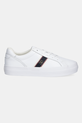 Tommy Hilfiger sneakersy skórzane VULC WEBBING SNEAKER FW0FW08903 biały AW25