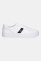 Tommy Hilfiger sneakers in pelle VULC WEBBING SNEAKER FW0FW08903 bianco AW25