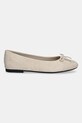 Tommy Hilfiger baleriny zamszowe TOE CAP SUEDE BALLERINA FW0FW08909 beżowy AW25