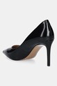 Obuwie Tommy Hilfiger szpilki skórzane CLOSED PUMP ABRASIVATO FW0FW08969 czarny