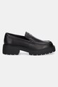 Mokasini Calvin Klein Jeans COMBAT LOAFER HW LTH YW0YW01862 črna AW25