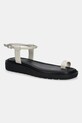 Sandále Calvin Klein Jeans ROPE TOE POST SANDAL LTH MG plochý béžová YW0YW01893