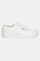 Tenisky Calvin Klein Jeans VULC FLATFORM CTN LOGO TAG YW0YW01838 bílá AW25