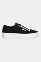 Tenisky Calvin Klein Jeans VULC FLATFORM CTN LOGO TAG YW0YW01838 čierna AW25