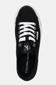 Tenisky Calvin Klein Jeans VULC FLATFORM CTN LOGO TAG čierna YW0YW01838