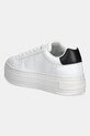 Boty Tenisky Calvin Klein Jeans BOLD FLATF LOW LACE LTH YW0YW01878 bílá