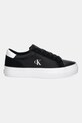 Calvin Klein Jeans sneakersy VULC FLATFORM MG NYLON MIX YW0YW01896 czarny AW25