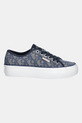 Calvin Klein Jeans sneakersy VULC FLATF JACQUARD AOP YW0YW01965 granatowy AW25