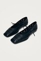 Δερμάτινες μπαλαρίνες Alohas Sway S100921.01 μαύρο AW25