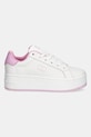 Tommy Jeans sneakersy skórzane TJW FLATFORM PATENT SNEAKER EN0EN02864 biały AW25