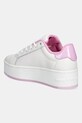 Obuwie Tommy Jeans sneakersy skórzane TJW FLATFORM PATENT SNEAKER EN0EN02864 biały