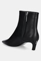 Boty Kožené kotníkové boty Calvin Klein ESS KITTEN HEEL ANKLE BOOT HW0HW02586 černá