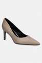 Δερμάτινες γόβες Calvin Klein ESS STILETTO 70 στιλέτο μπεζ HW0HW02607